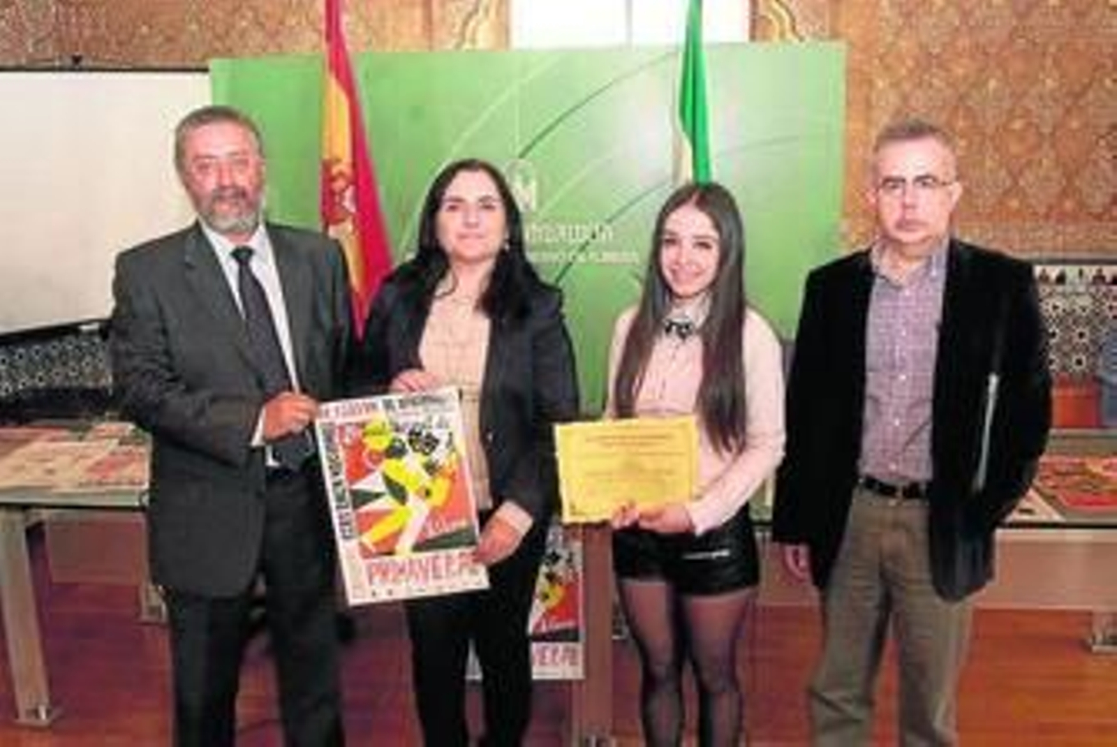 Francisco Torrecillas, Isabel Arévalo, Vanesa Sánchez  y Matías García.