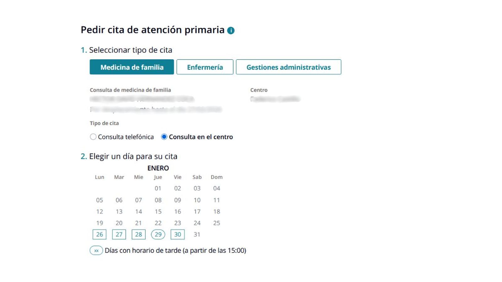 Lista de espera para las citas a 13 de enero en Jaén.