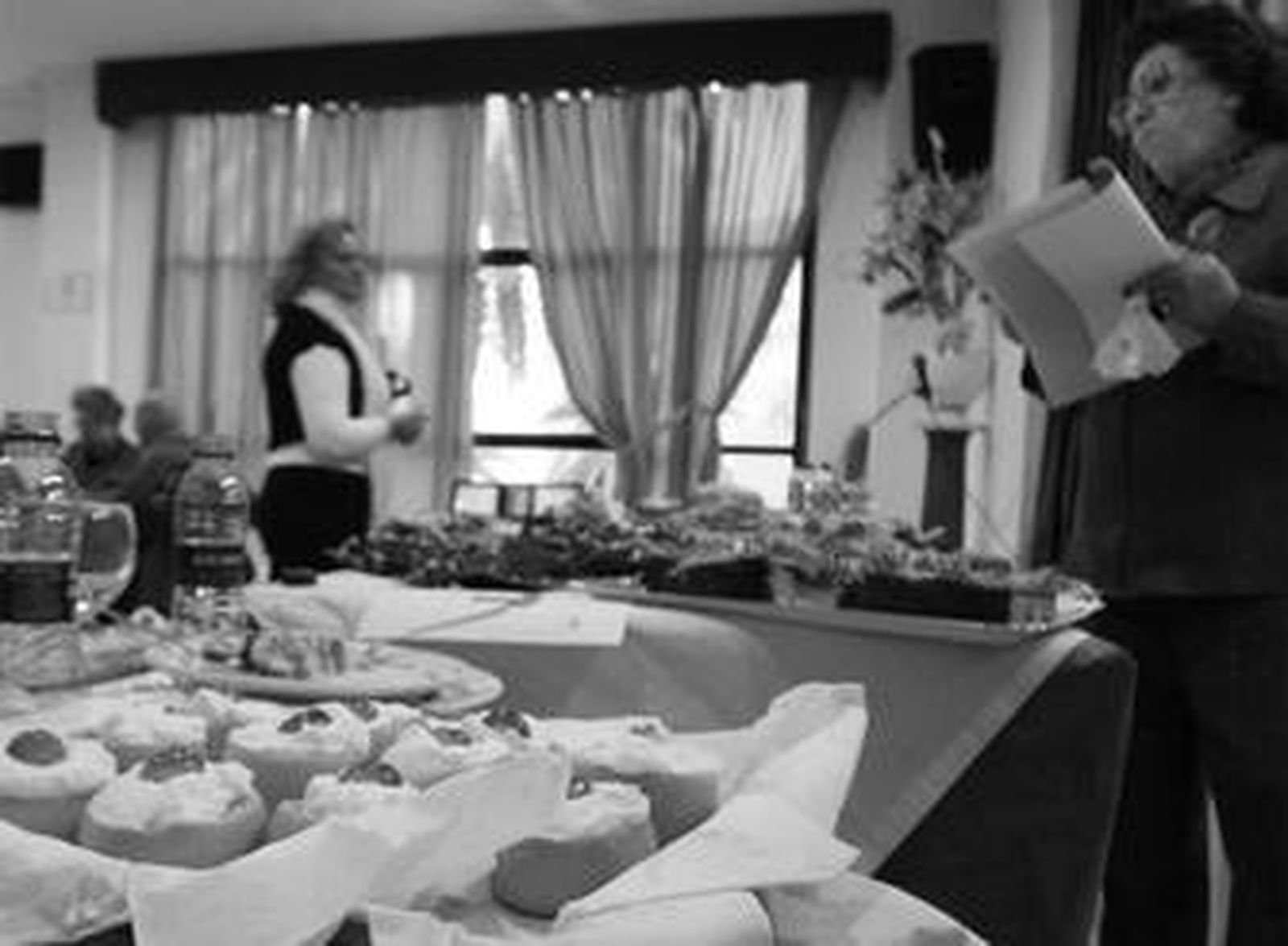 Imagen de los dulces expuestos en la Unión Deportiva durante el concurso.