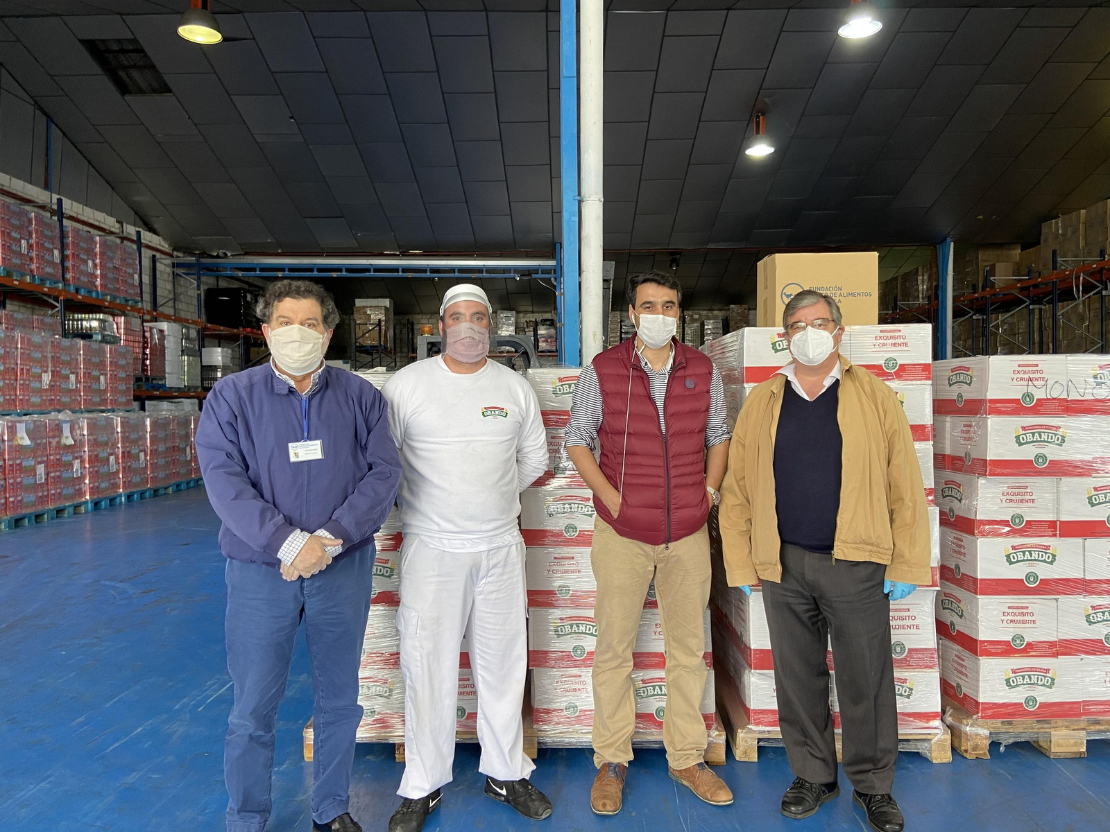 Agustín Alcaraz, Rafael Galván, Jaime Obando y Agustín Vidal-Aragón.