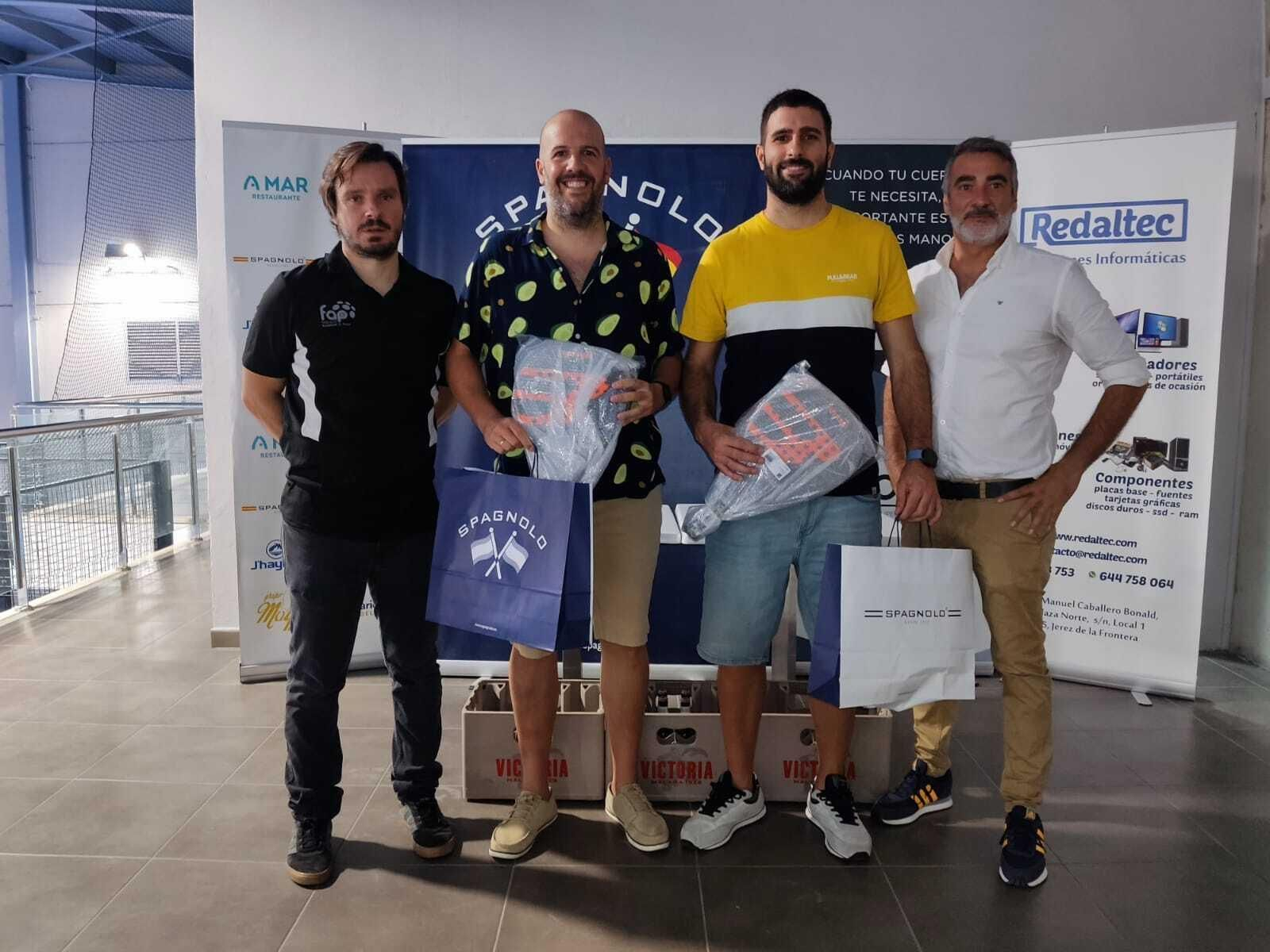 Así fue la entrega de trofeos a los ganadores de la VIII Diario de Jerez Padel Cup