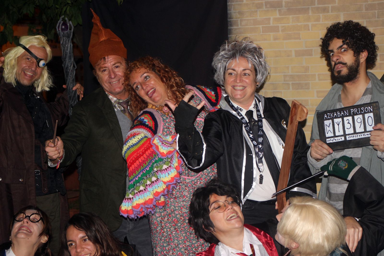 Las imágenes de la Escuela Hogwarts en la Plaza de la Iglesia