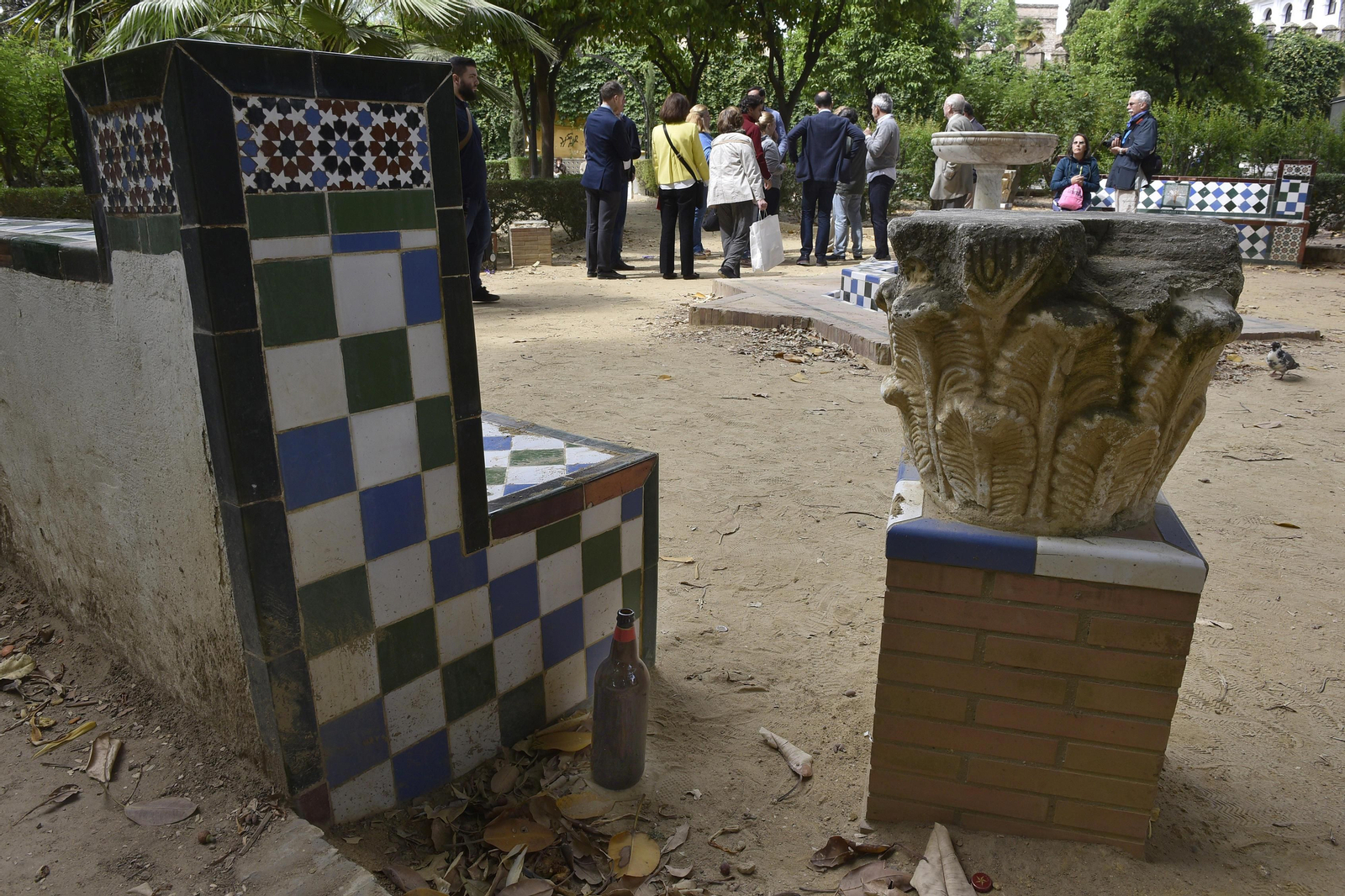 El estado de los Jardines de Murillo, en imágenes