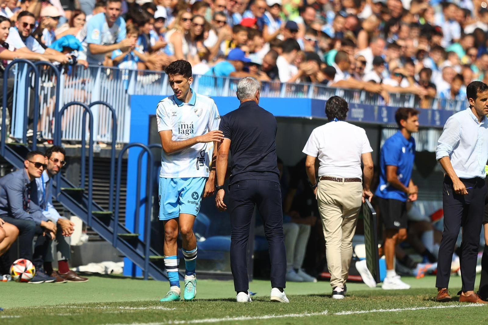 El Málaga CF-Melilla, en fotos