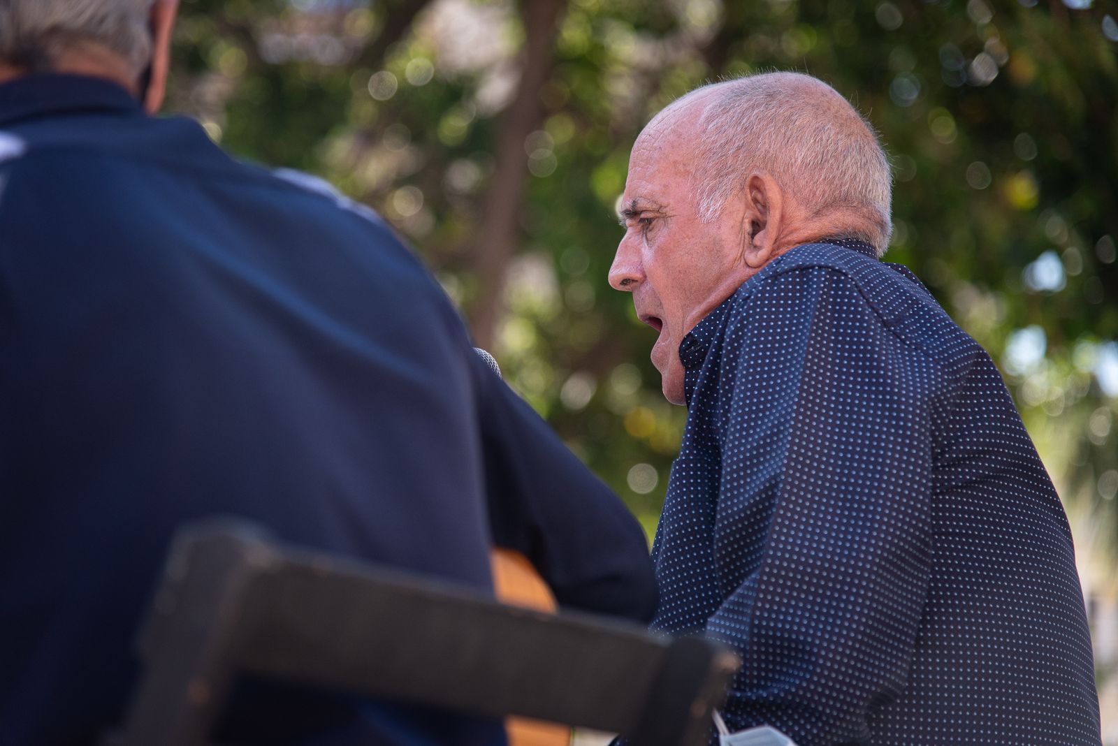 Imágenes de la peña Las Colonias en el festival flamenco Ciudad de Huelva