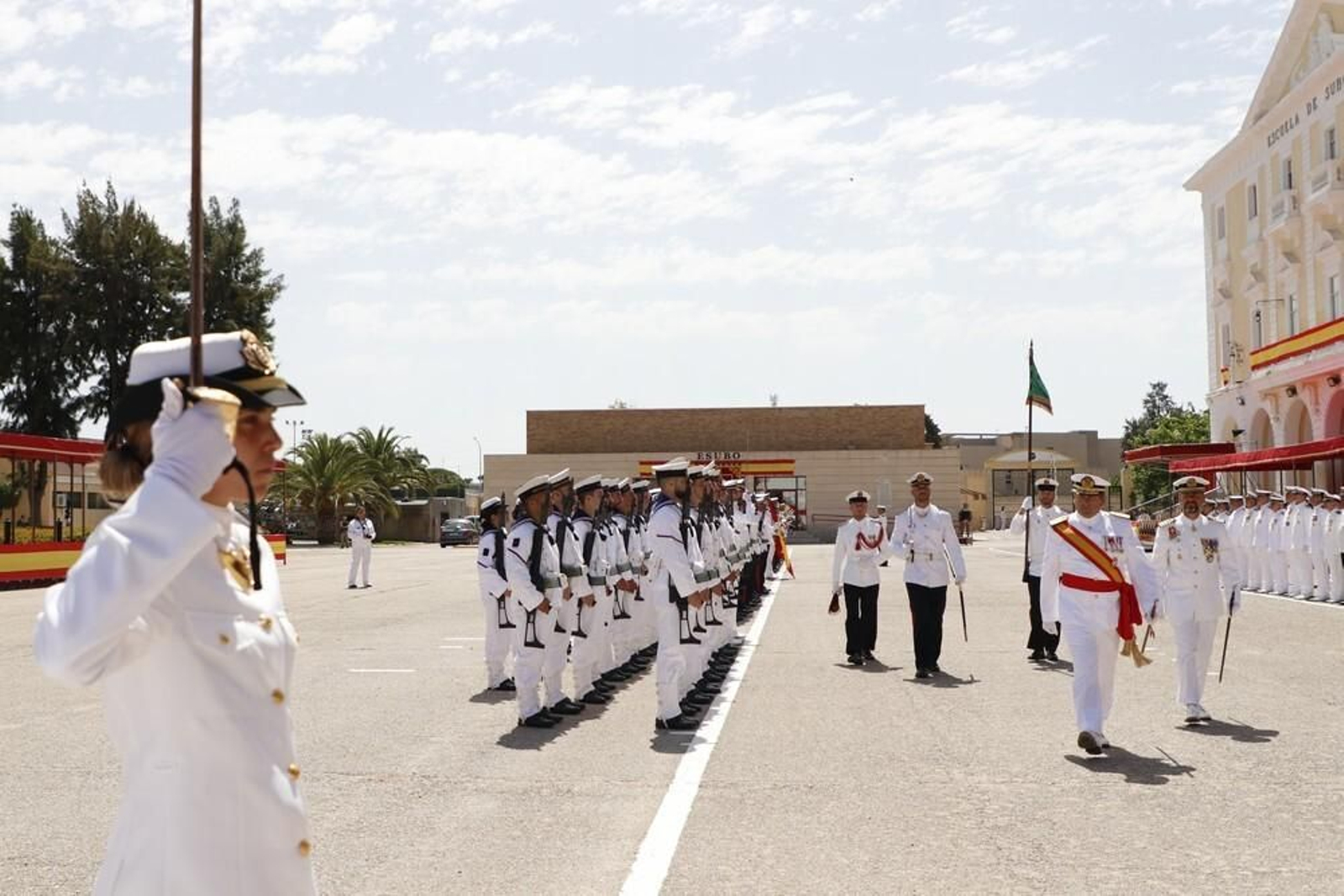 Las imágenes de los actos celebrados por la Armada en San Fernando en el Día del Carmen