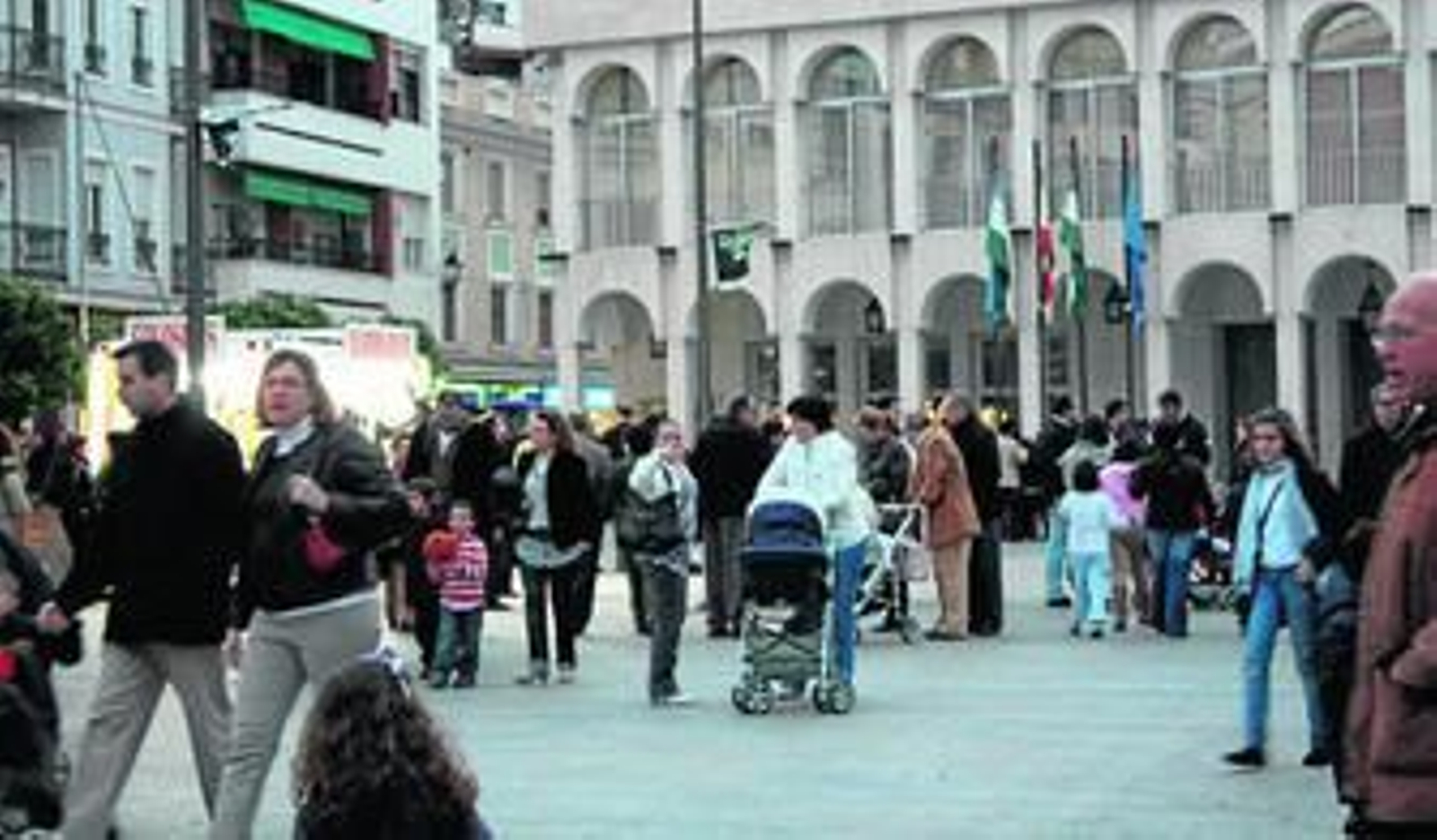 La Plaza Nueva de Lucena.