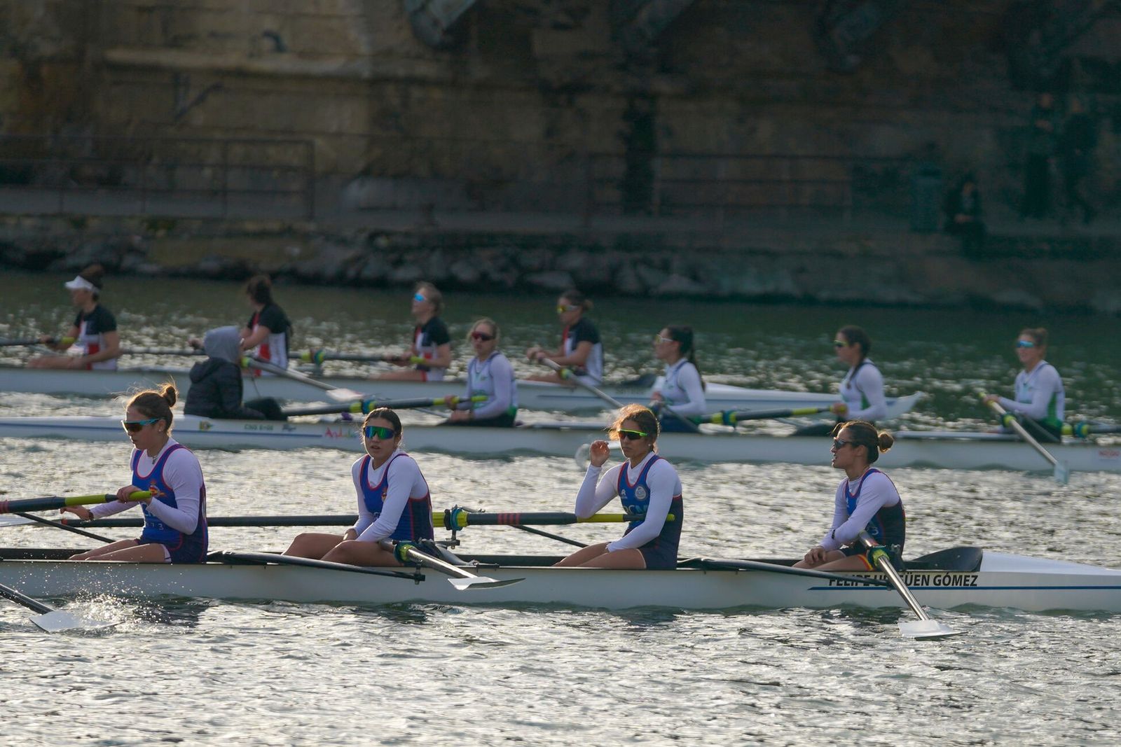 Las fotos de la primera regata de La Liga Nacional de Remo Olímpico Tradicional