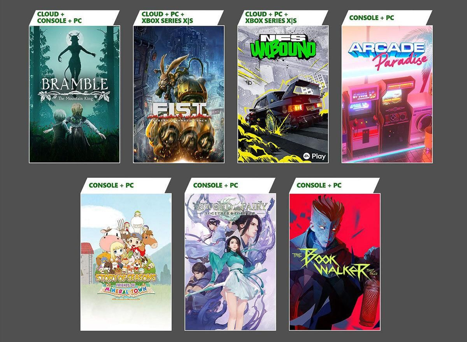 Nuevos en Xbox Game Pass