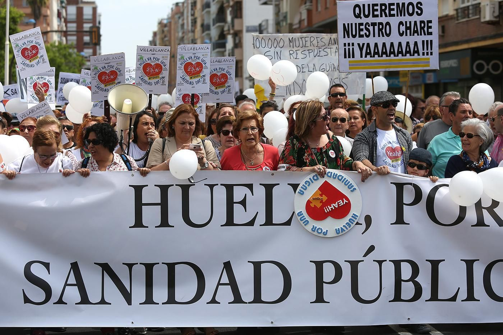 Las Imágenes de la Manifestación por una Sanidad Digna
