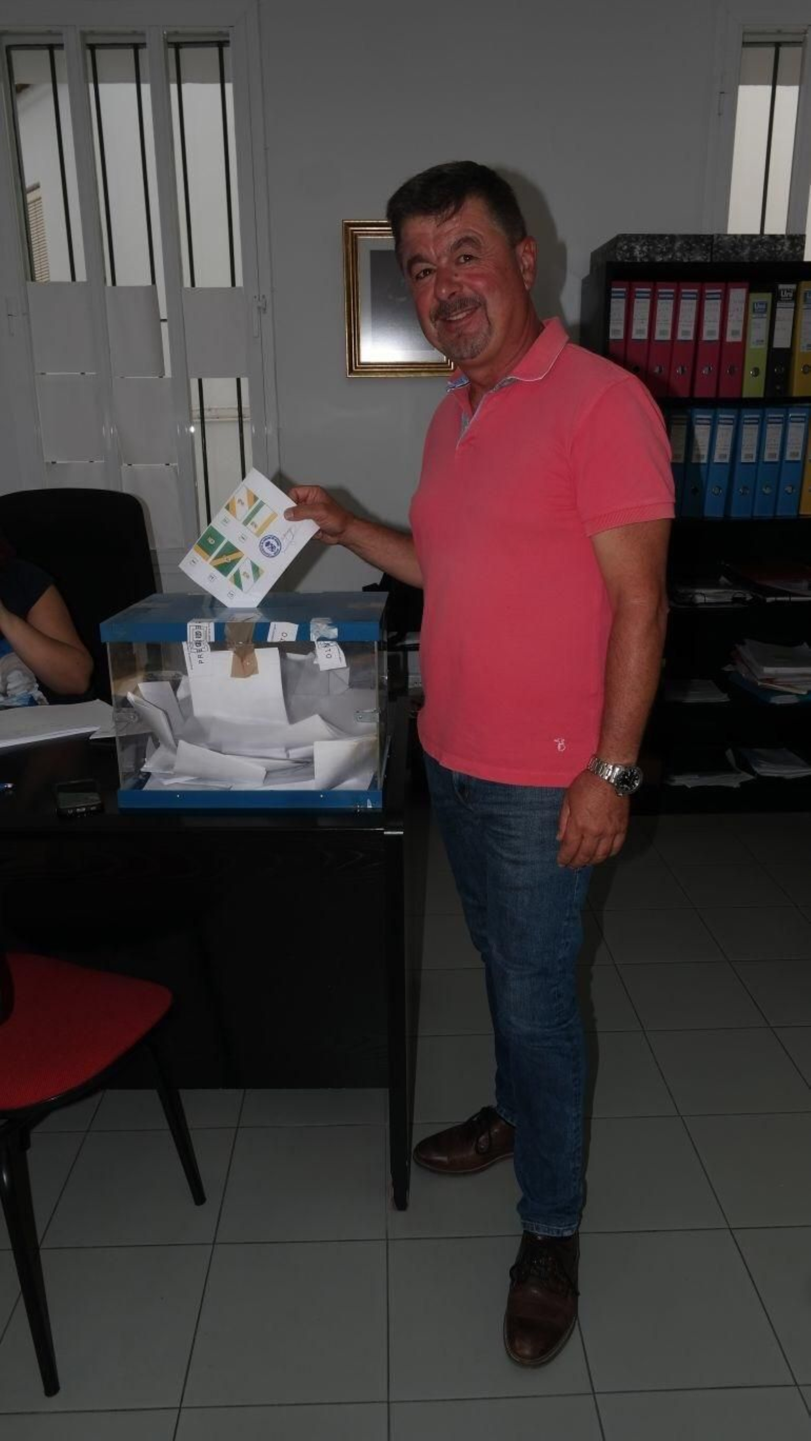 El alcalde de Canillas de Albaida, Jorge Martín, en una fotografía de archivo.