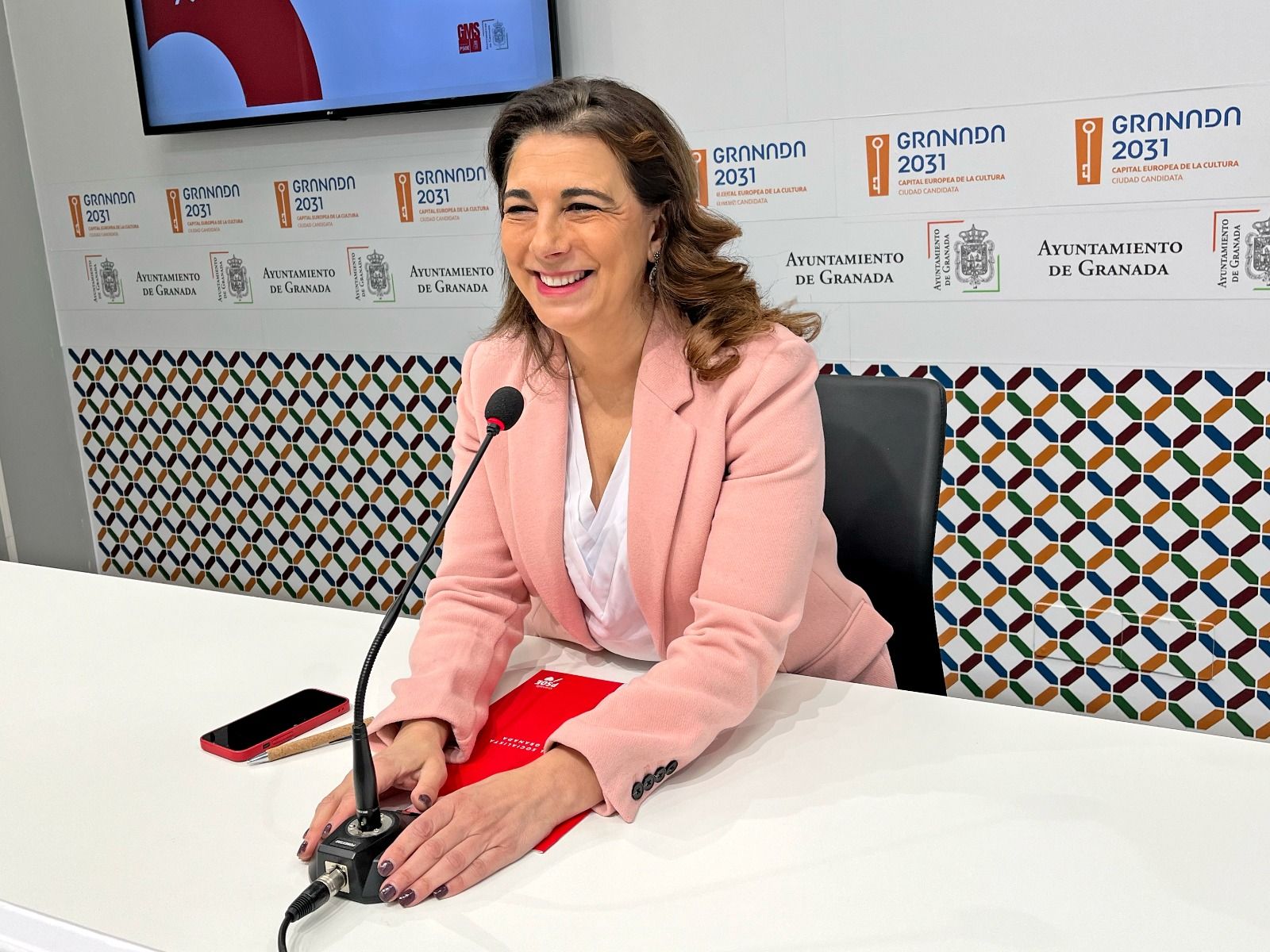 Raquel Ruz en rueda de prensa.