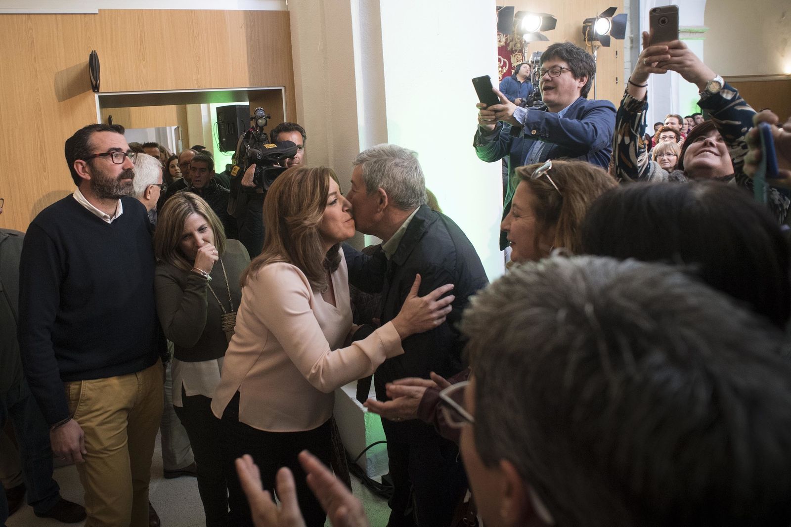 Las imágenes de Susana Díaz en Alcalá de los Gazules