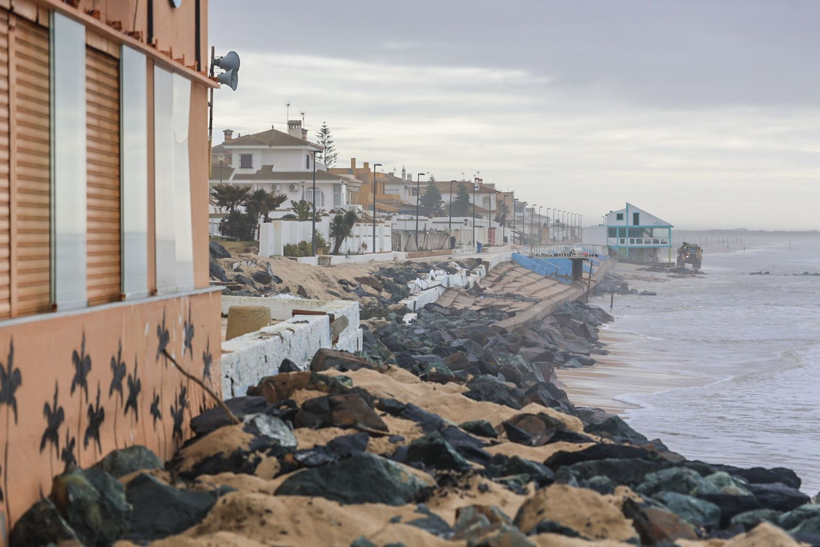 Fotografías de las zonas más perjudicadas de Matalascañas tras los últimos temporales