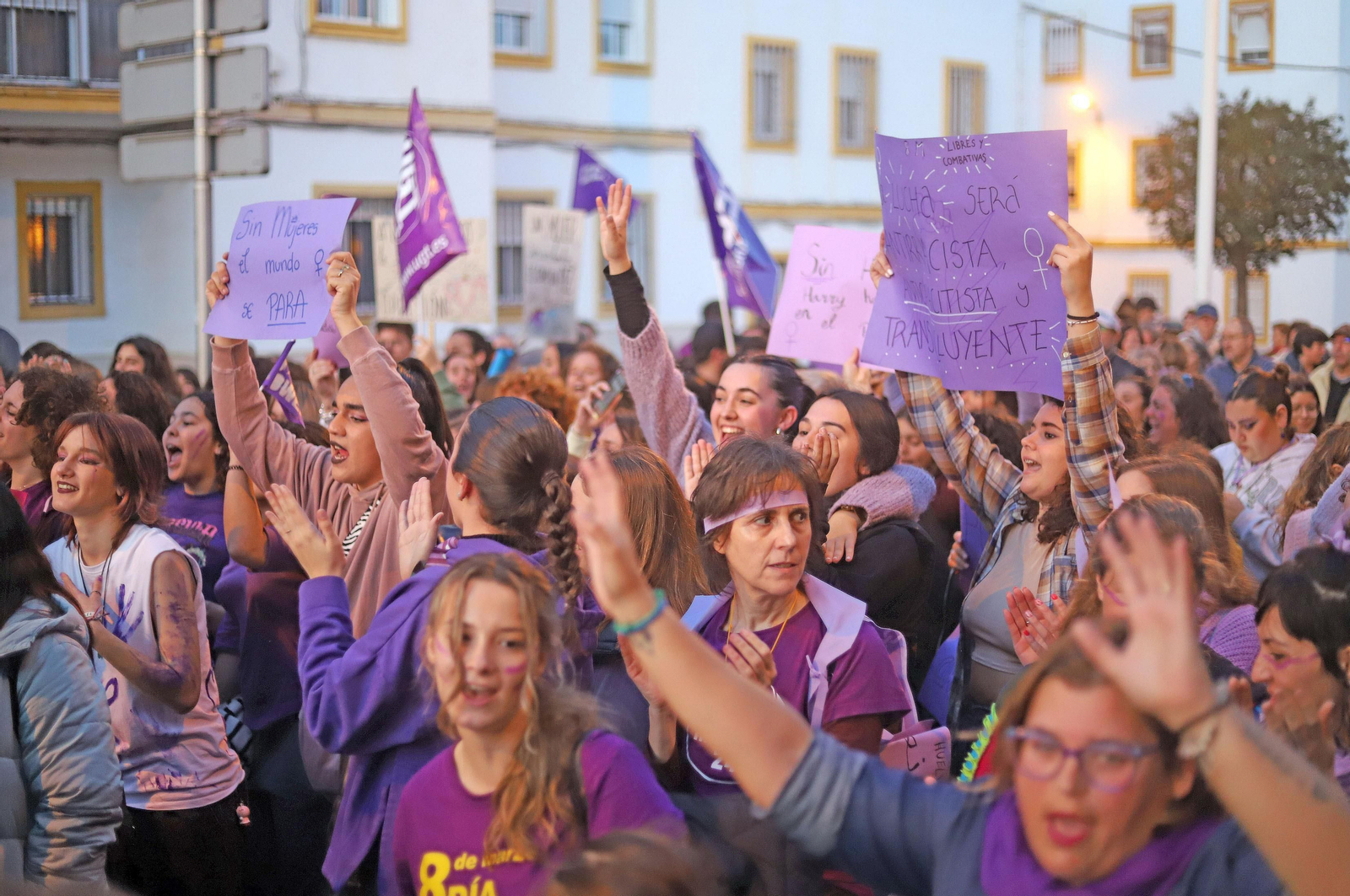 Imágenes de la manifestación del 8 de marzo, Día Internacional de la Mujer