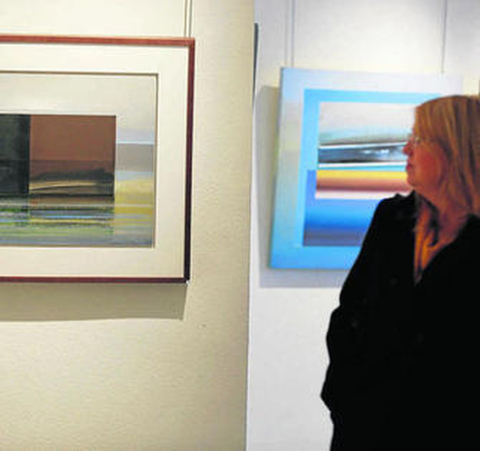 Exposición de Dámaso Ruano en la galería Benedito en febrero de 2015.