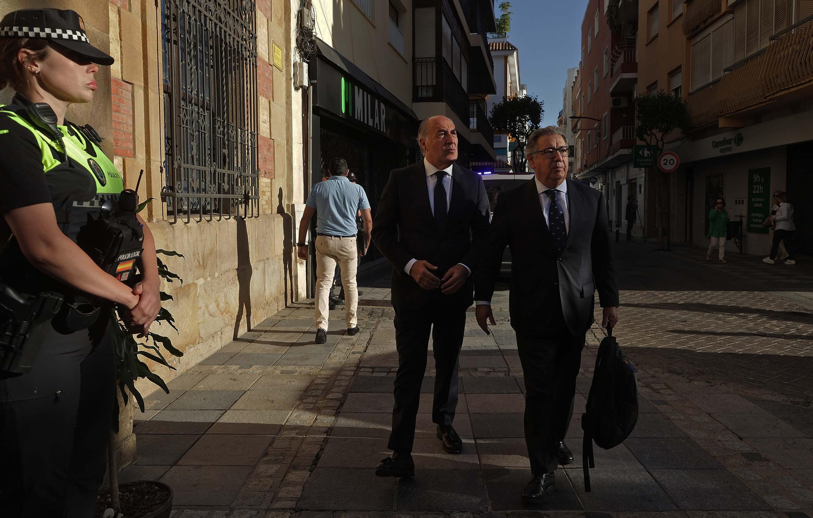 Fotos de la jornada de trabajo contra el narcotráfico de la delegación de la Comisión de Peticiones del Parlamento Europeo en Algeciras
