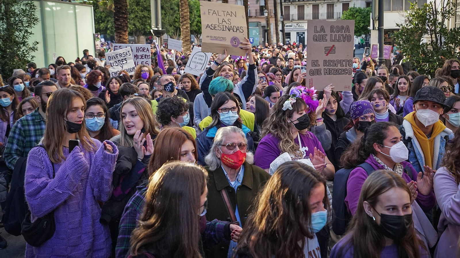 Así se vivió el 8M en Jerez