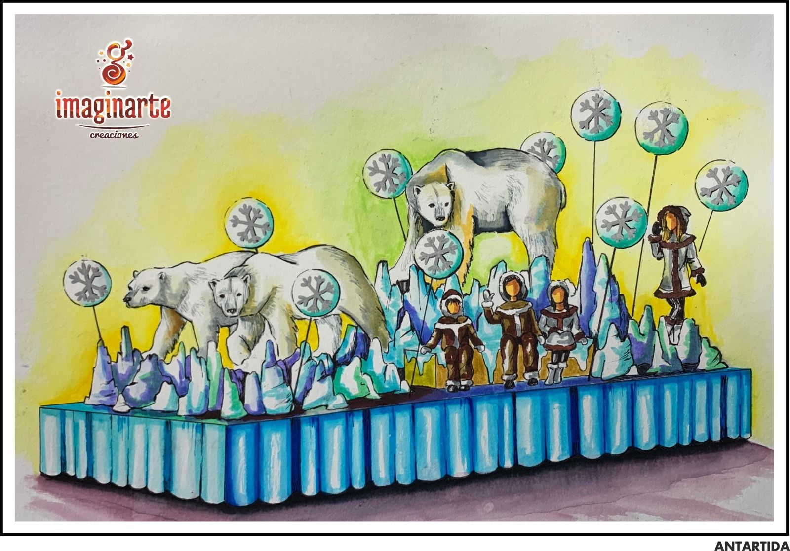 Así son las carrozas de la gran cabalgata de Carnaval de San Fernando 2020