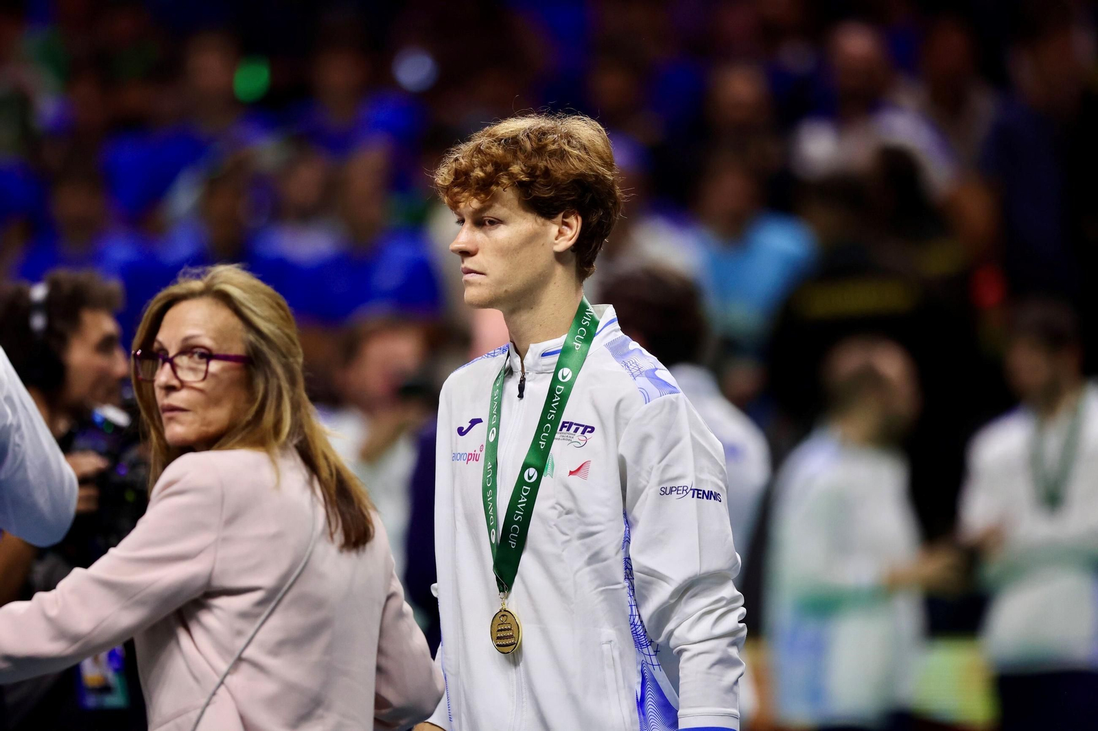 La celebración de Italia de la Copa Davis en Málaga, en fotos