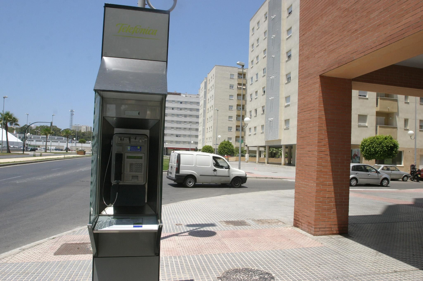 Una cabina que entró en servicio en el recién estrenado barrio de Astilleros en 2005