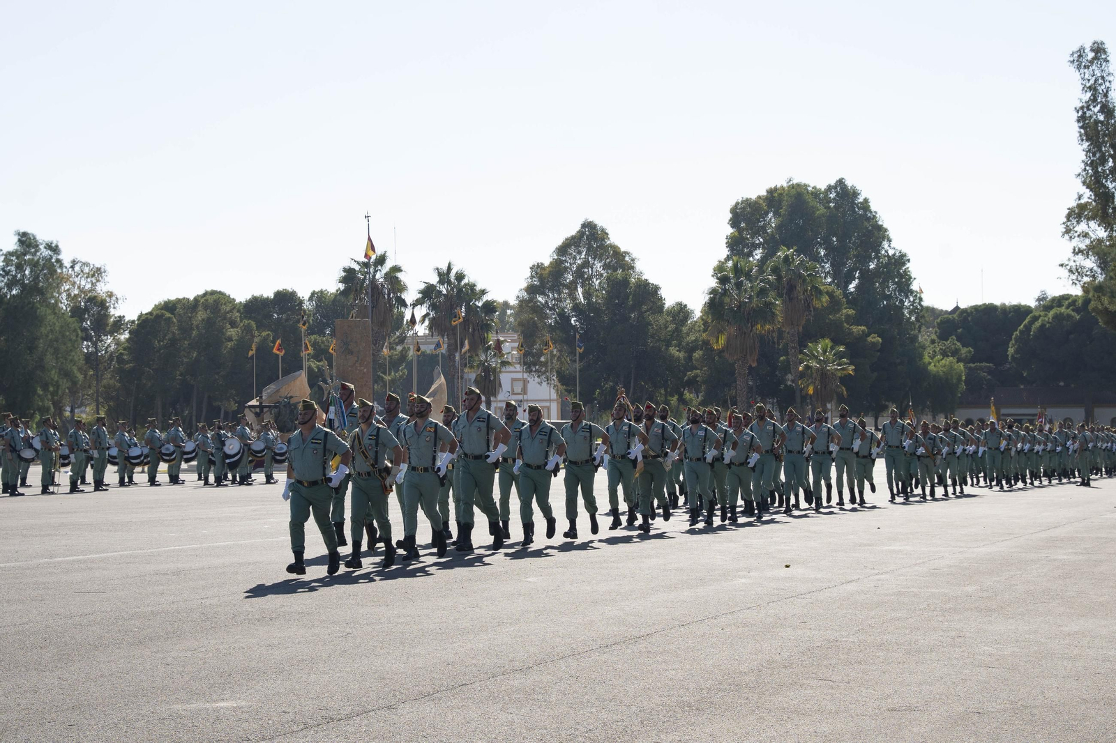 Así conmemora el día de la Inmaculada Concepción la Brigada de la Legión en Almería y despide al contingente que parte a Eslovaquia