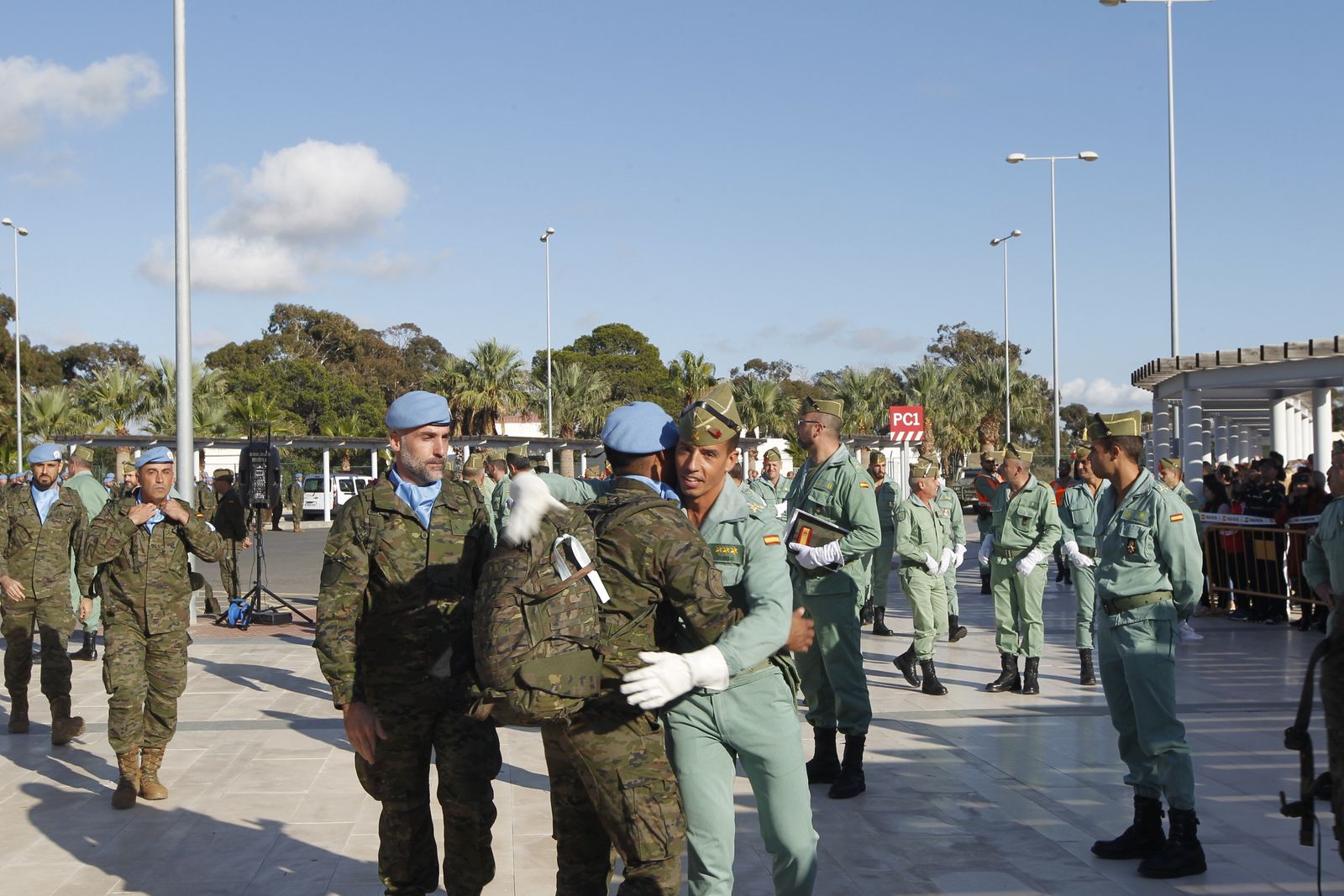 Fotogalería despedida contingente militar al Líbano