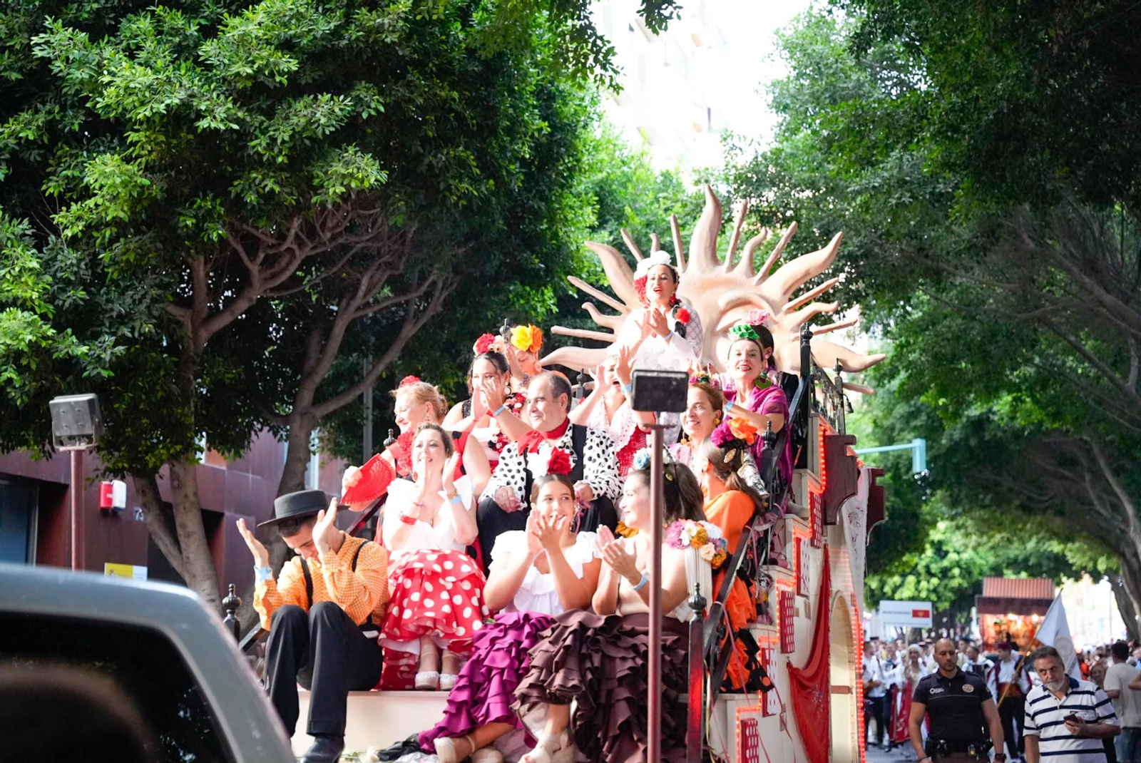 Así se ha vivido la Batalla de Flores en la Feria de Almería