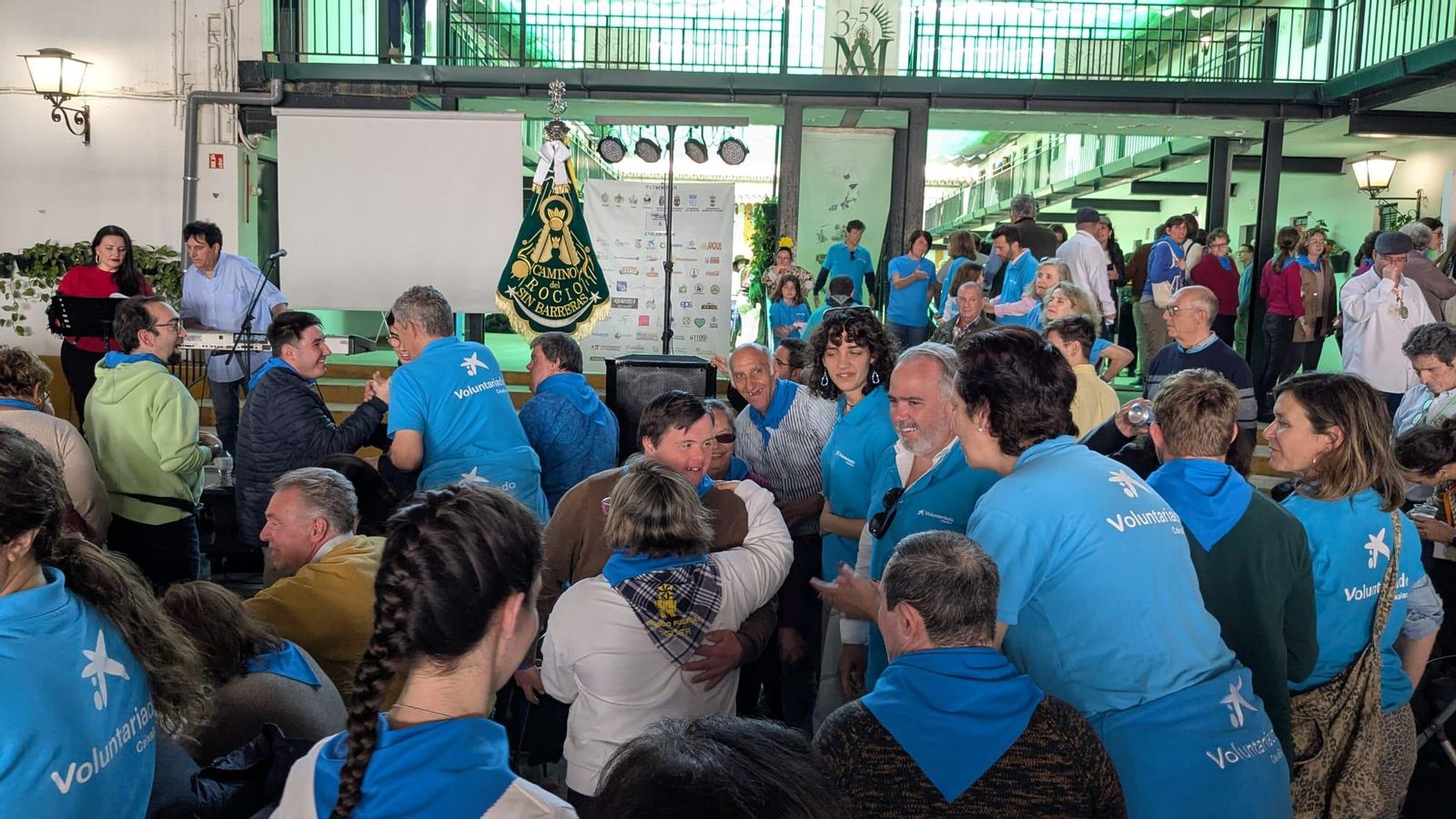 Voluntariado CaixaBank en Camino del Rocío Sin Barreras.