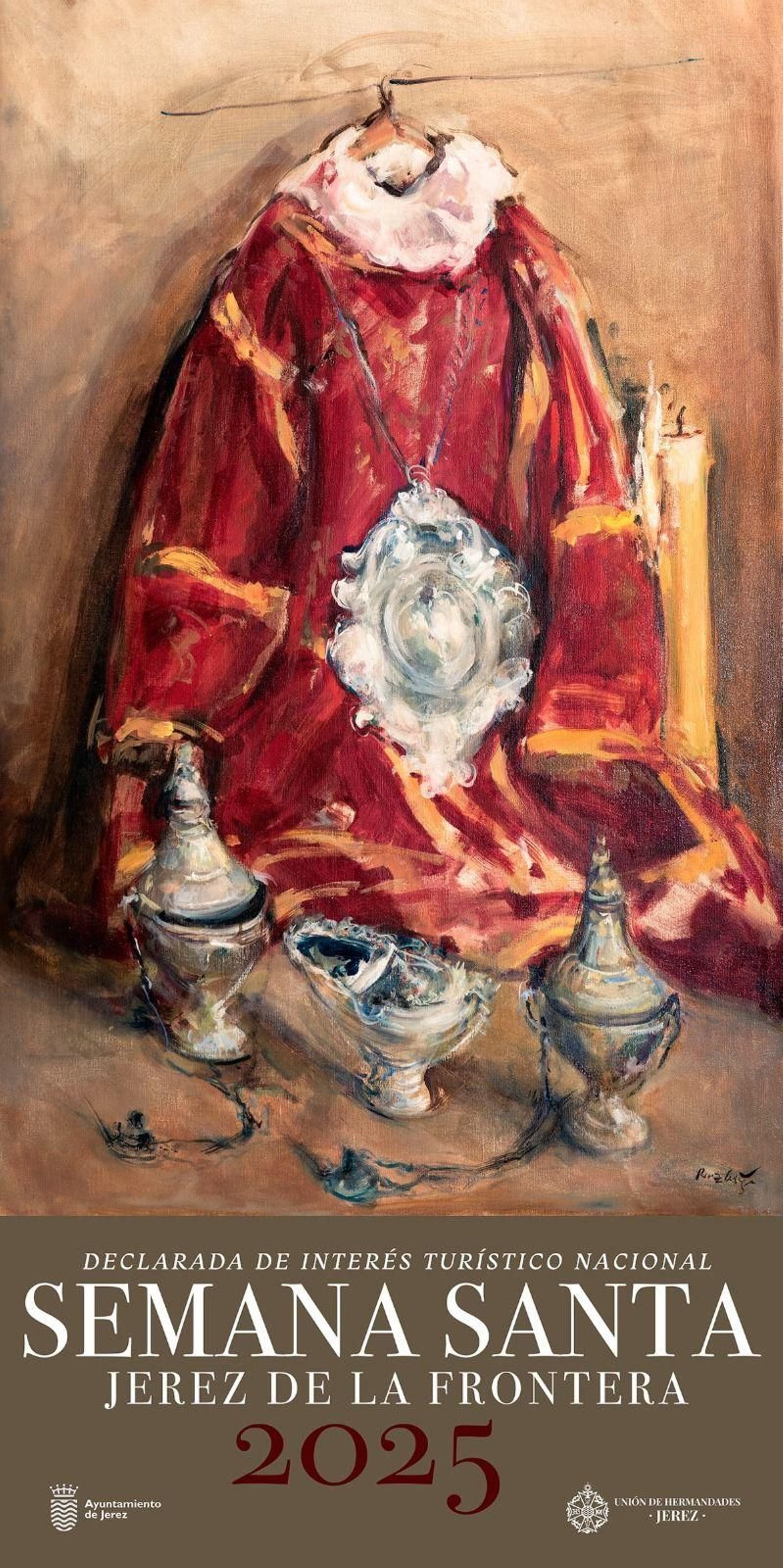 Cartel de la Semana Santa de Jerez 2025.