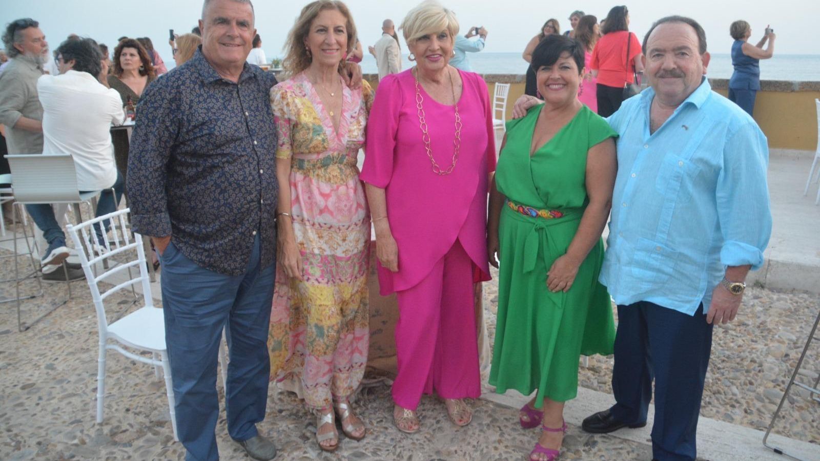 Fernando de la Flor, Rosario Sibón, María Cuesta, Esperanza Castaño y Carmelo García.