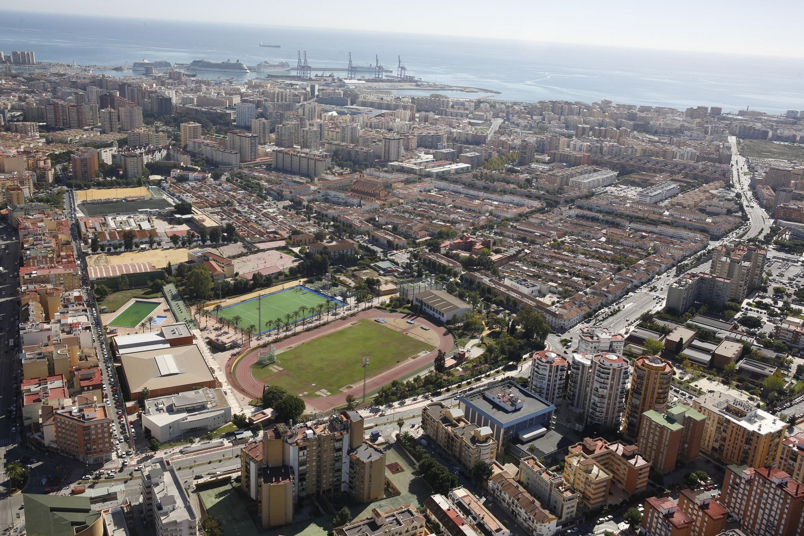 Vista de Málaga capital.