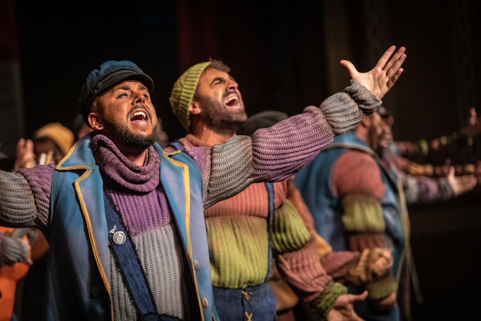 La comparsa 'Narcos' sobre las tablas del Falla