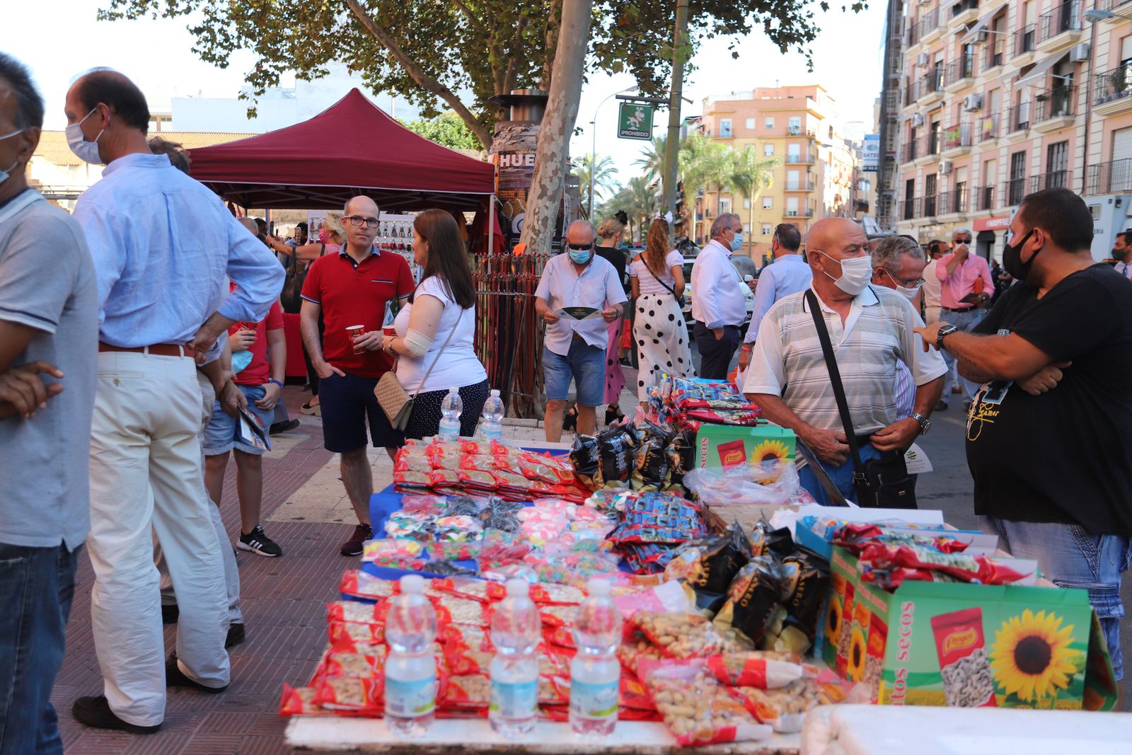 Ambiente taurino del 2 de Agosto en Huelva