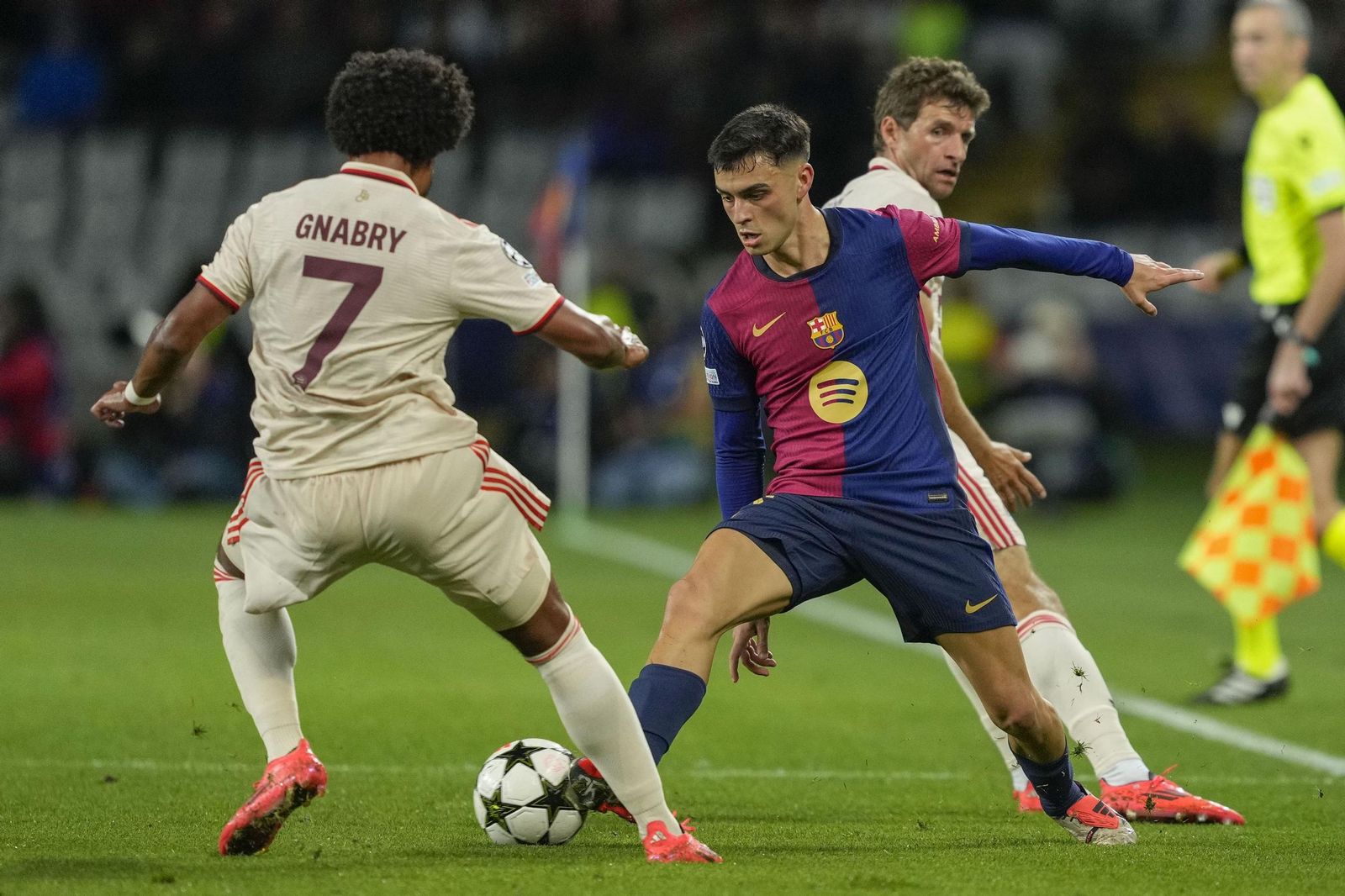 Imagen del partido entre Barcelona ante el Bayern Múnich