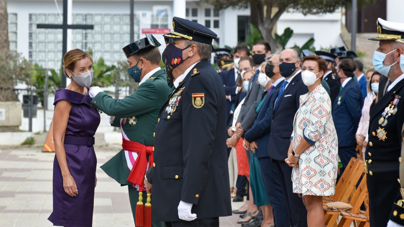 Las fotos de los actos de la Guardia Civil en Tarifa por la festividad de la Virgen del Pilar