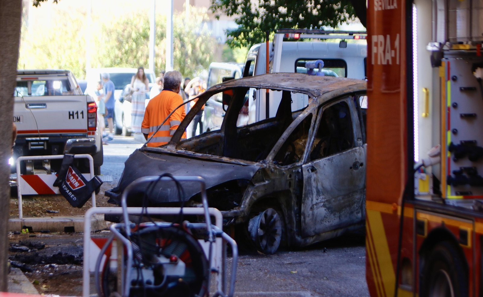 Incendio en Pino Montano