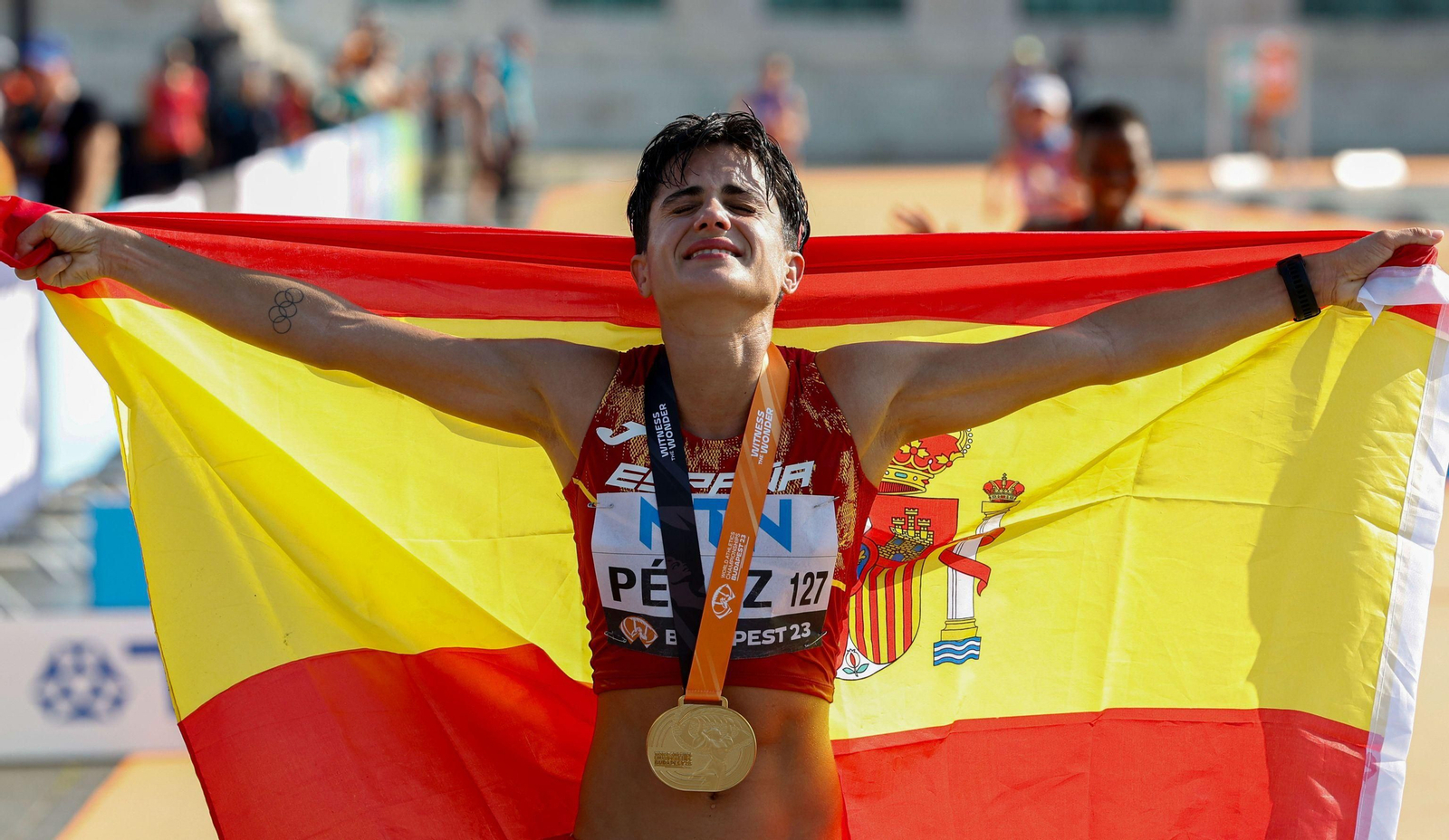 María Pérez, campeona del mundo de 20 kilómetros marcha