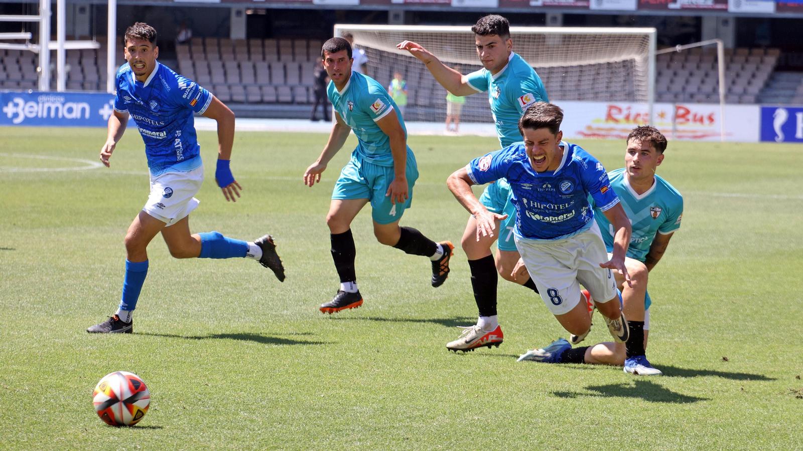 Último partido de liga del Xerez DFC - CD Pozoblanco en Chapín