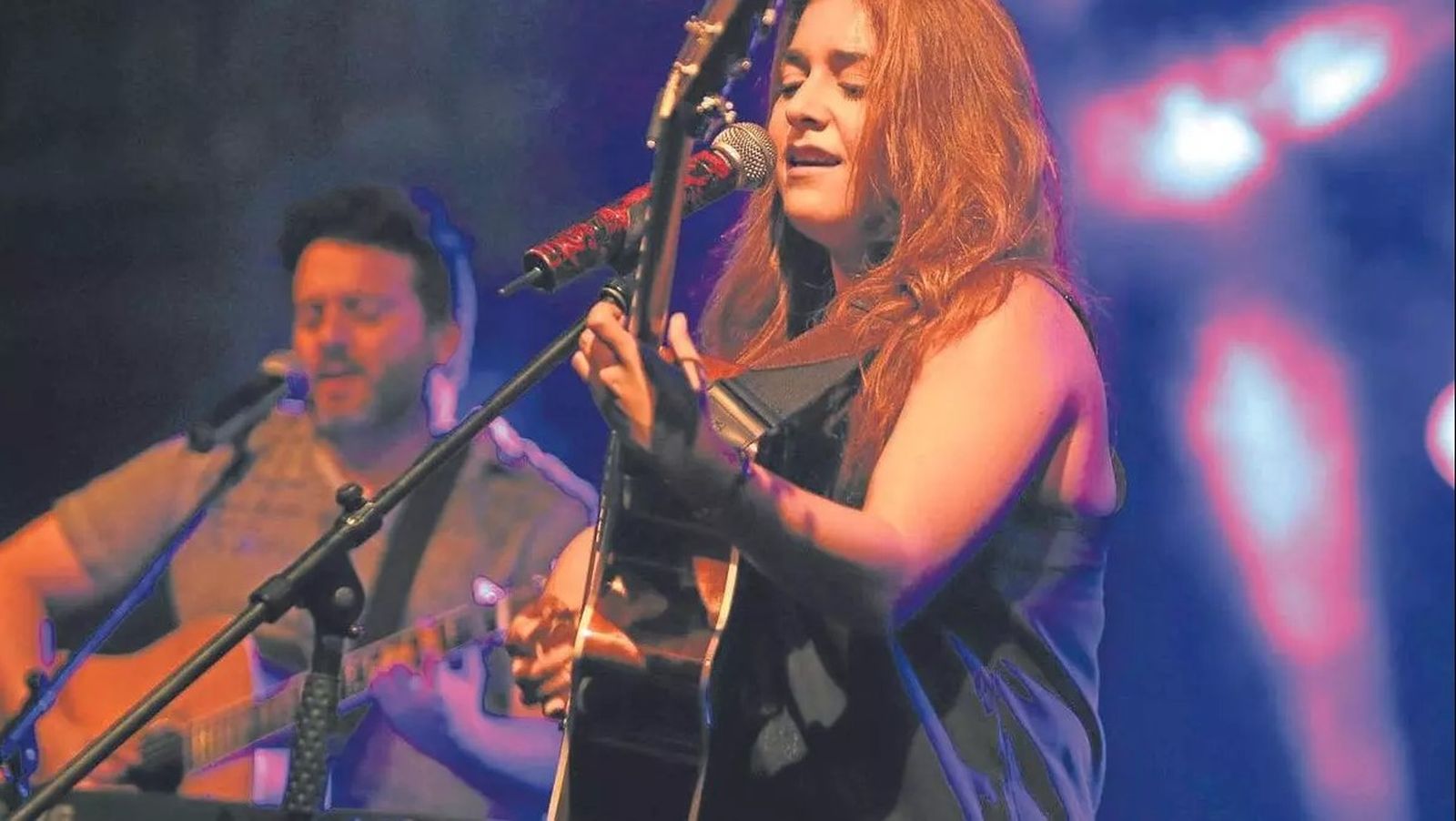 Marta Soto, durante una actuación en el Concert Music Festival