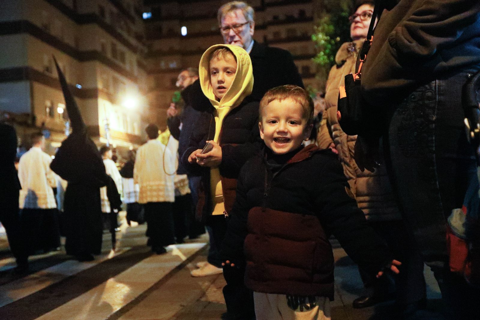 La procesión de La Caridad de Almería, en imágenes