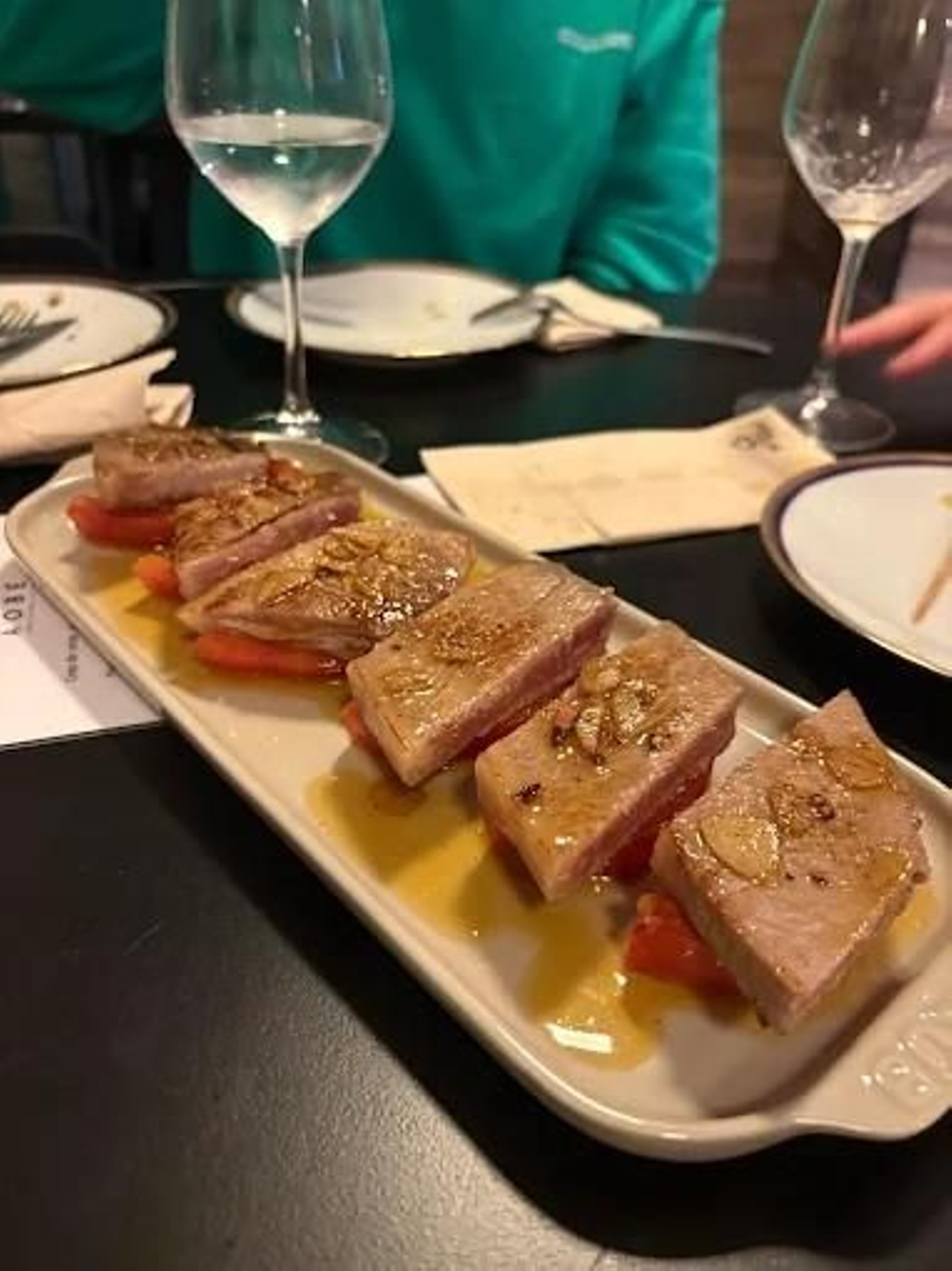 Uno de los platos de Aobe, en Jerez.