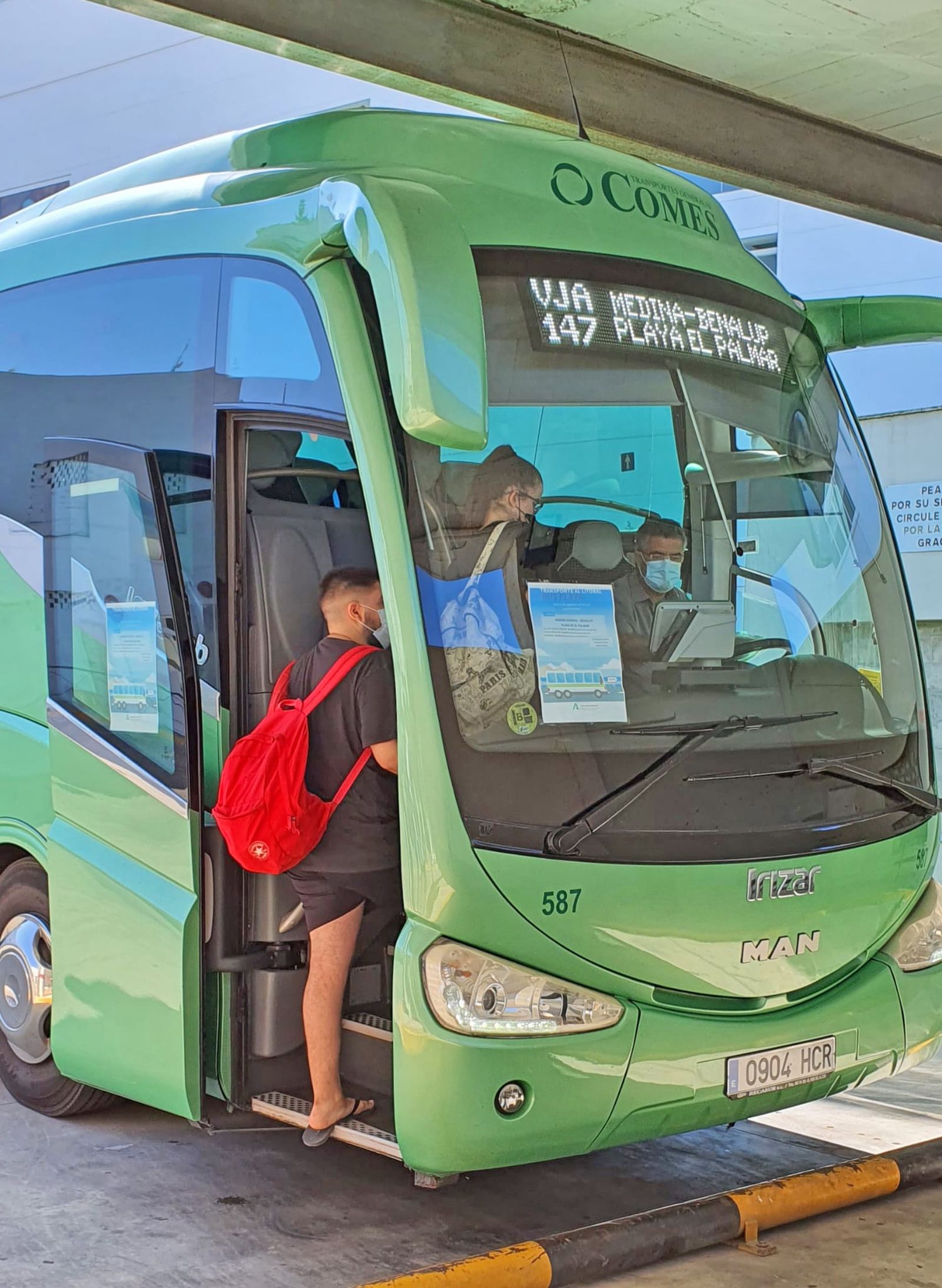 Uno de los autobuses que ya están en funcionamiento.