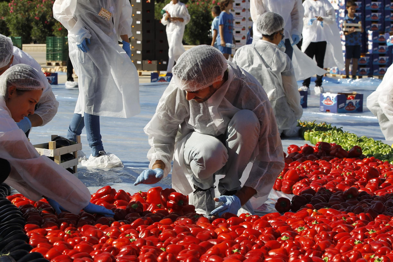 Fotogalería Récord Guinness Corazón Hortalizas Almería