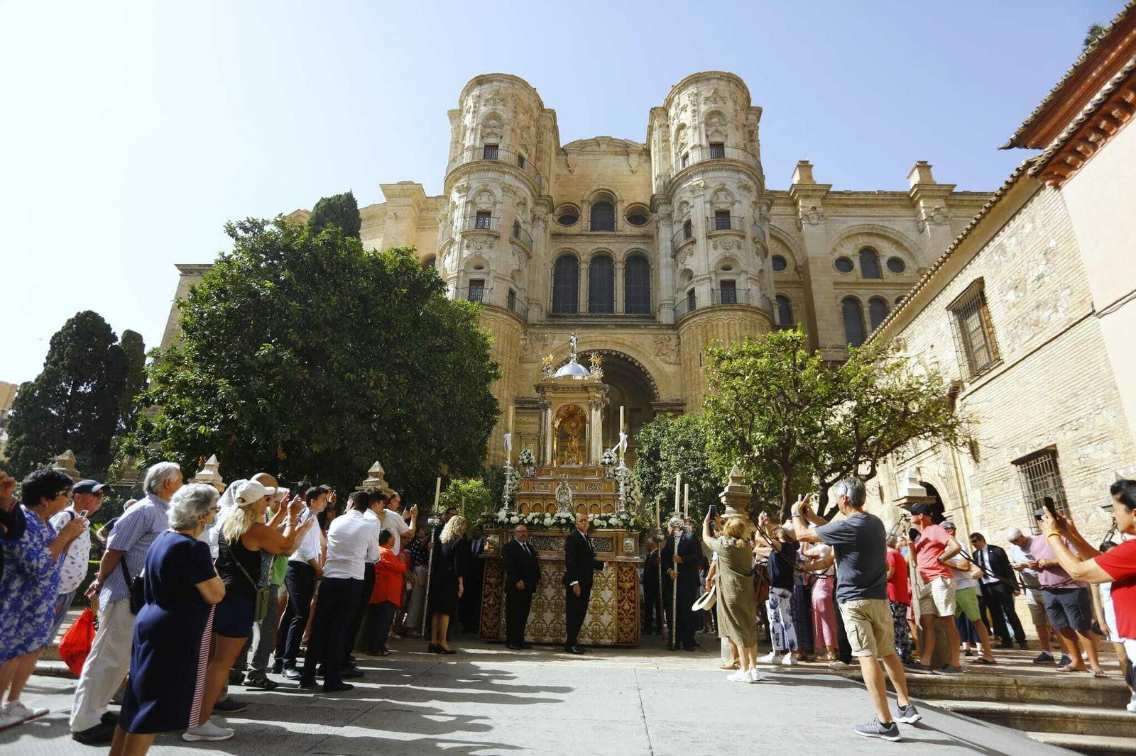 La procesión del Corpus Christi en Málaga, en fotos