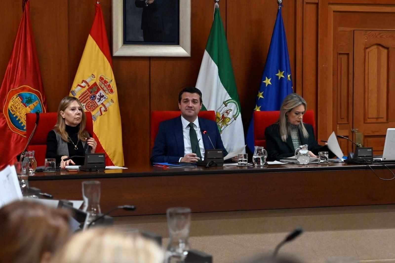 El alcalde, José María Bellido, durante el Pleno.