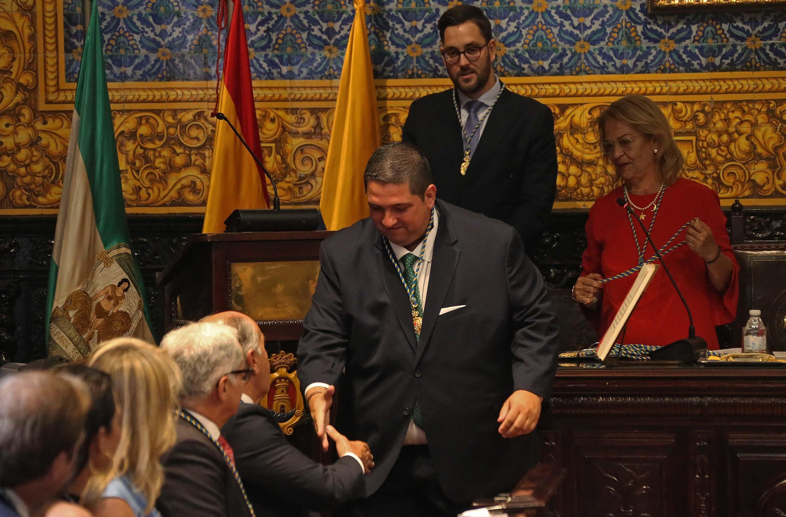 Fotos del pleno de investidura de José Ignacio Landaluce en Algeciras