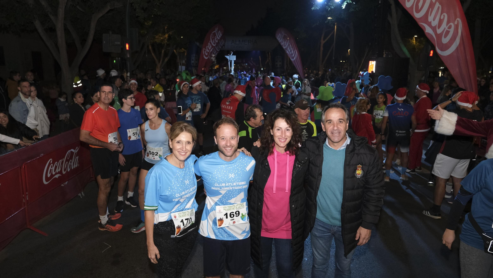 Imágenes de la XIV edición de la San Silvestre de Almería