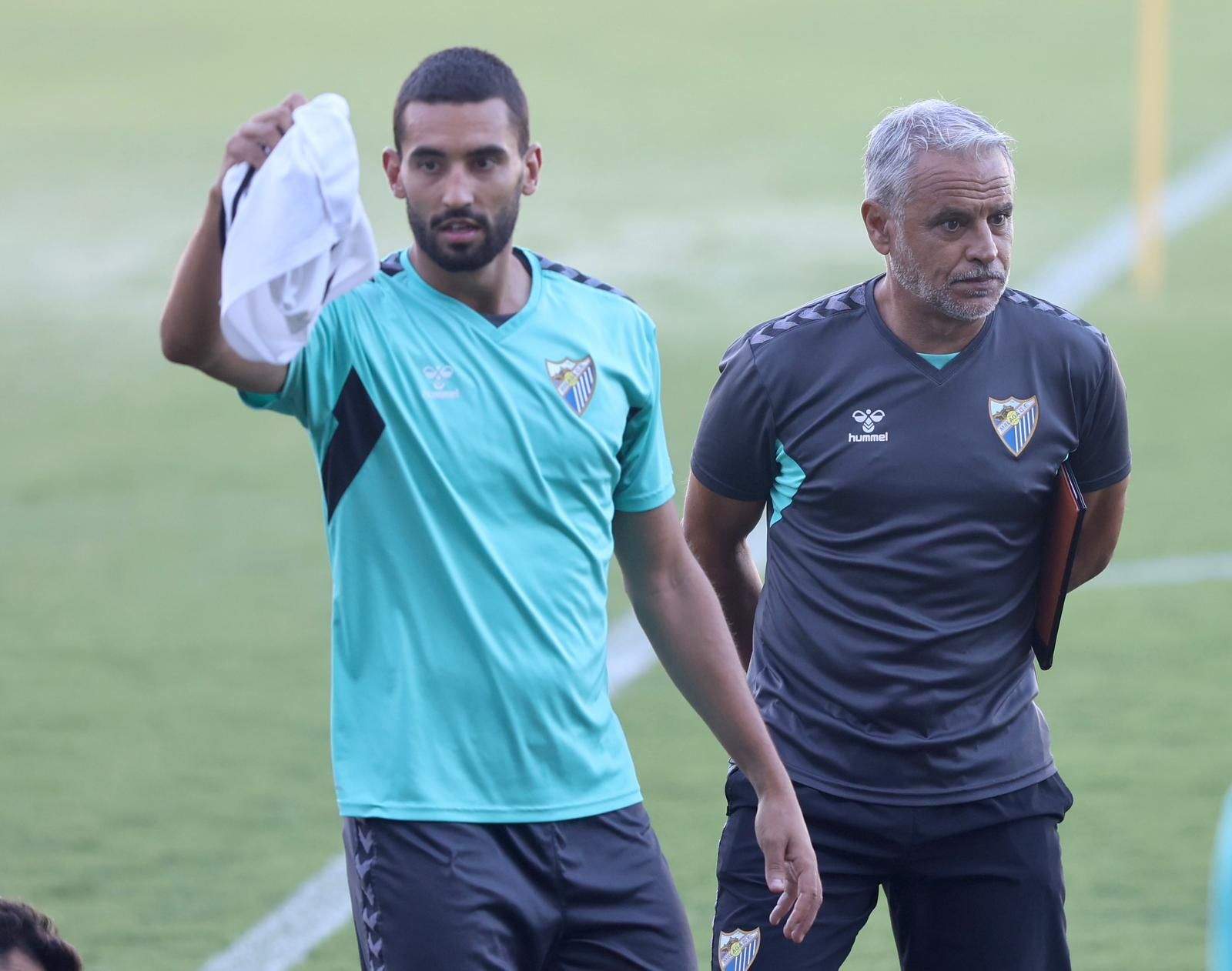 El Málaga CF prepara con buen ambiente el duelo ante el San Fernando