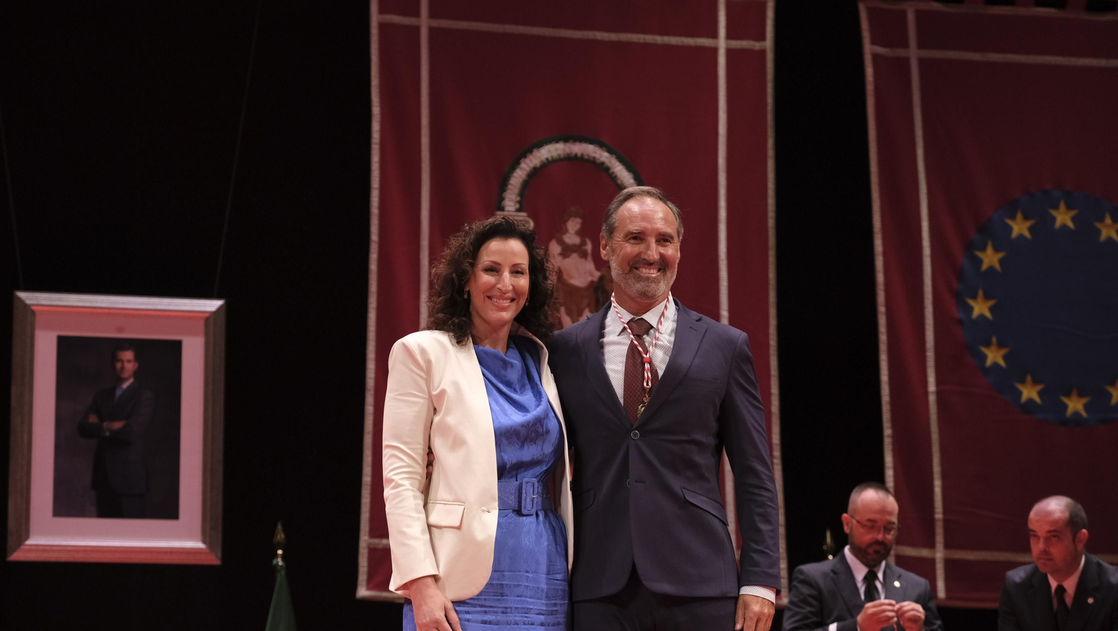 Imágenes de la constitución de la Corporación Municipal de almería, con María Vázquez como Alcaldesa